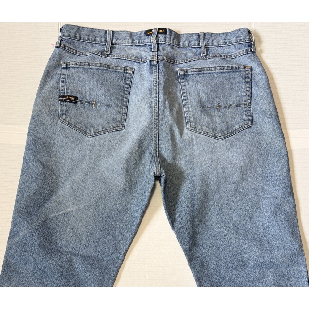 ARIAT M4 Rebar - Men's Jeans - Low Rise Bootcut Denim Western Workwear - 40x33